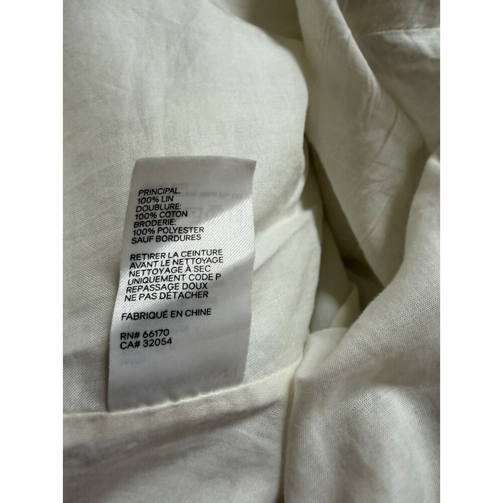 Zimmerman CHINTZ TUCK SHORT Linen Crème Floral Shorts Beige Brown (No Belt) US 8 - Picture 12 of 16